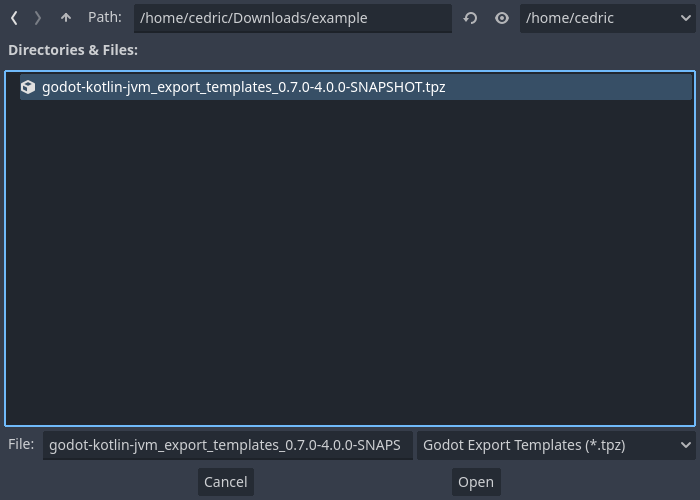 Exporting Godot Kotlin/JVM